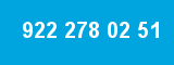 922 278 02 51 922 278 02 51